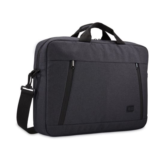 Huxton 15.6" Laptop Attache, Fits Devices Up to 15.6", Polyester, 16.3 x 2.8 x 12.4, Black1