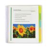 10-Pocket Poly Portfolio with Write-On Tabs, 8.5 x 11, Clear/Clear1