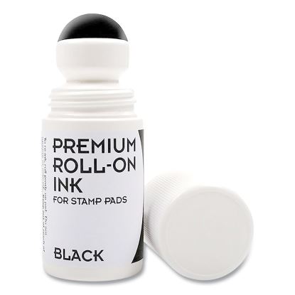 Premium Roll-On Ink, 2 oz, Black1