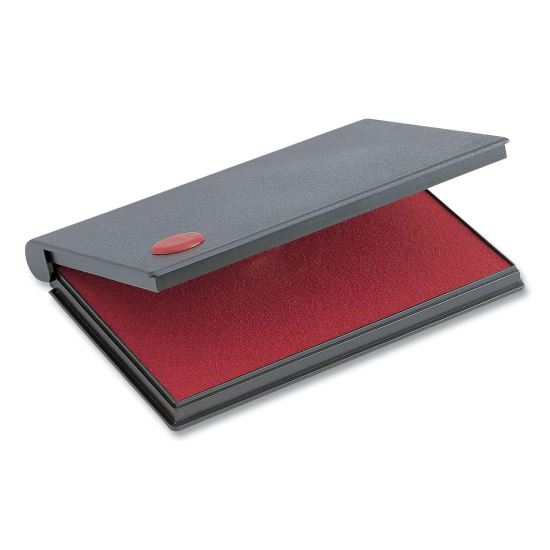 2000 PLUS One-Color Felt Stamp Pad, #1, 4.25" x 2.75", Red1