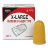 Fingertip Pads, Size 13, Extra Large, Amber, 12/Pack1