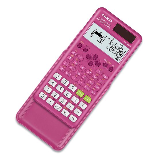 FX-300ES Plus 2nd Edition Scientific Calculator, 16-Digit LCD, Pink1