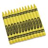 Bulk Crayons, Yellow, 12/Box1