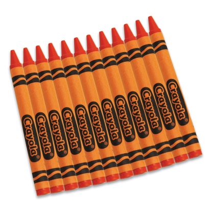 Bulk Crayons, Orange, 12/Box1