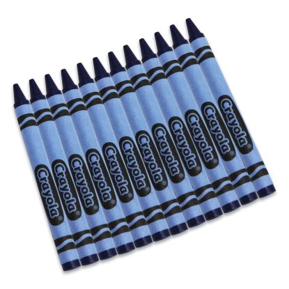 Bulk Crayons, Blue, 12/Box1