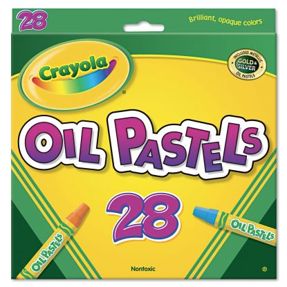 Oil Pastels, 28 Assorted Colors, 28/Pack1