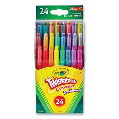 Twistables Mini Crayons, Assorted, 24/Pack1