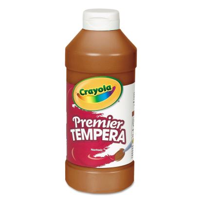 Premier Tempera Paint, Brown, 16 oz Bottle1