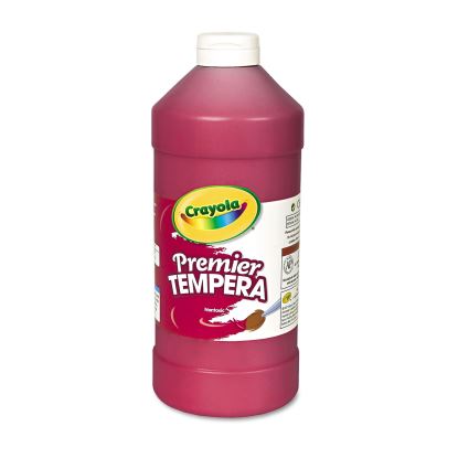 Premier Tempera Paint, Red, 16 oz Bottle1