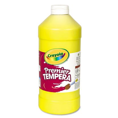 Premier Tempera Paint, Yellow, 32 oz Bottle1