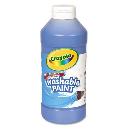 Washable Paint, Blue, 16 oz Bottle1