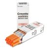 Broad Line Washable Markers, Broad Bullet Tip, Orange, 12/Box2