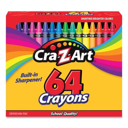 Crayons, 64 Assorted Colors, 64/Pack1