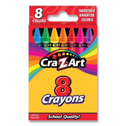 Crayons, 8 Assorted Colors, 8/Pack1
