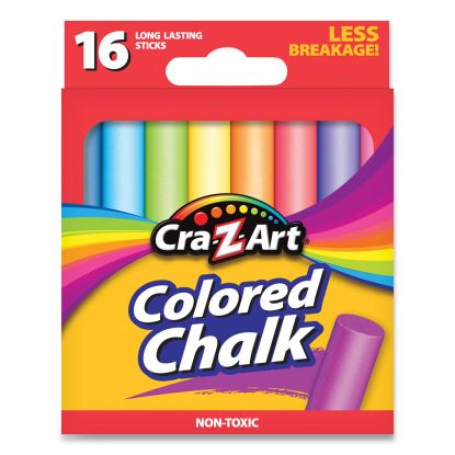 Colored Chalk, Assorted Colors, 16/Pack1