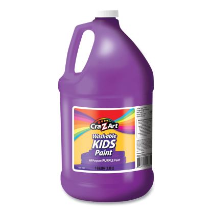 Washable Kids Paint, Purple, 1 gal Bottle1