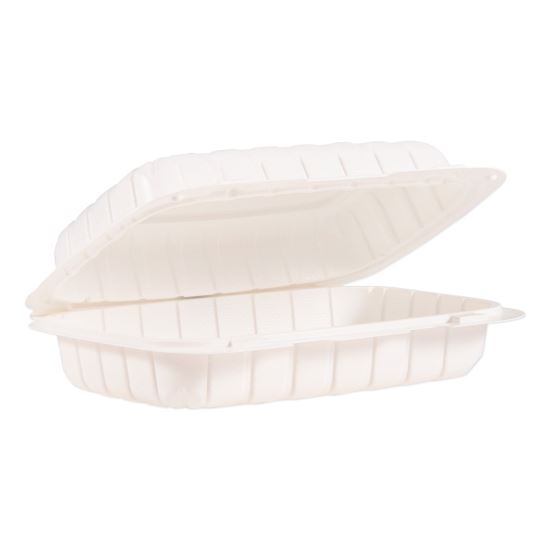 Hinged Lid Containers, Hoagie Container, 6.5 x 9 x 2.8, White, 200/Carton1