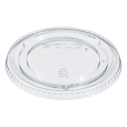 PETE Plastic Flat Cold Cup Lids, Fits 12 oz to 24 oz Cups, Clear, 1,000/Carton1