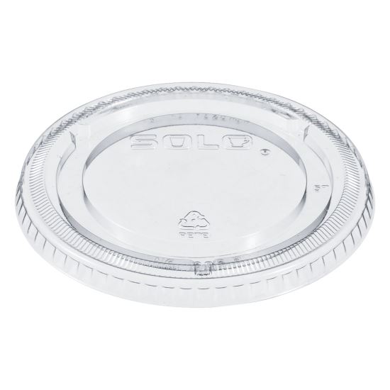 PETE Plastic Flat Cold Cup Lids, Fits 12 oz to 24 oz Cups, Clear, 1,000/Carton1