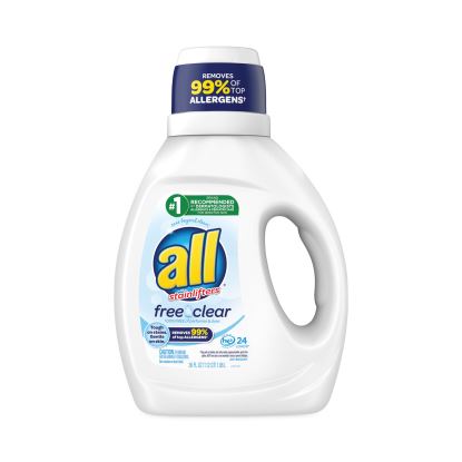 Ultra Free Clear Liquid Detergent, Unscented, 36 oz Bottle1