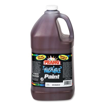 Washable Paint, Brown, 1 gal Bottle1