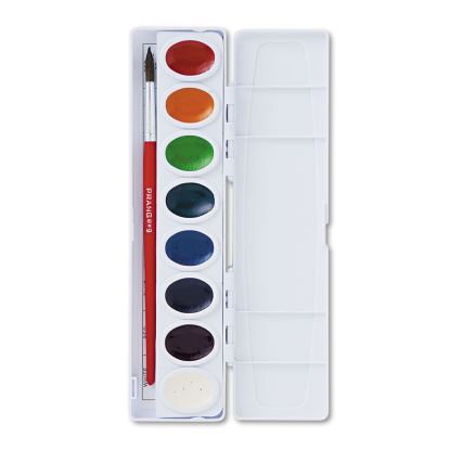 Professional Watercolors, 16 Assorted Colors, Oval Pan Palette Tray1