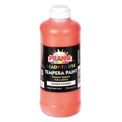 Ready-to-Use Tempera Paint, Orange, 16 oz Dispenser-Cap Bottle1