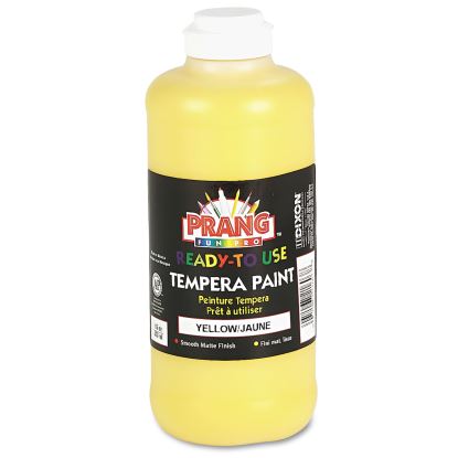 Ready-to-Use Tempera Paint, Yellow, 16 oz Dispenser-Cap Bottle1