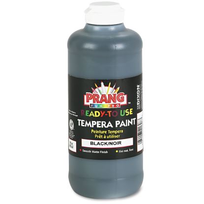 Ready-to-Use Tempera Paint, Black, 16 oz Dispenser-Cap Bottle1