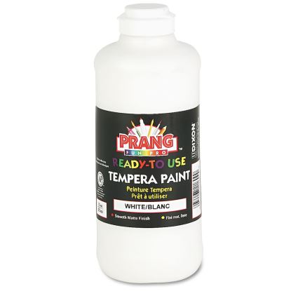 Ready-to-Use Tempera Paint, White, 16 oz Dispenser-Cap Bottle1