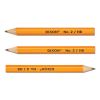 Golf Wooden Pencils, 0.7 mm, HB (#2), Black Lead, Yellow Barrel, 144/Box1