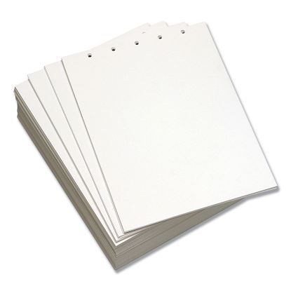 Custom Cut-Sheet Copy Paper, 92 Bright, 5-Hole (5/16") Top Punched, 20 lb Bond Weight, 8.5 x 11, White, 500/Ream1