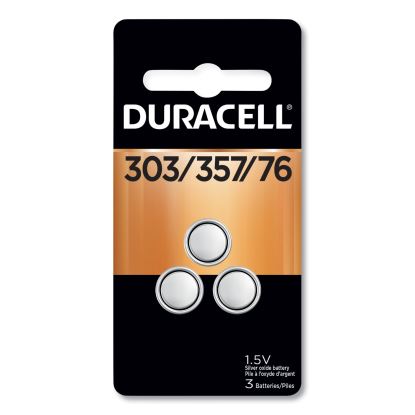 Button Cell Battery, 303/357, 1.5 V, 3/Pack1