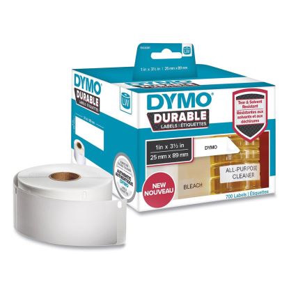 LW Durable Multi-Purpose Labels, 1" x 3.5", White, 700/Roll1