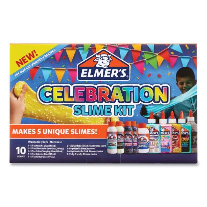 Slime Celebration Kit, 36.97 oz, Assorted Colors1
