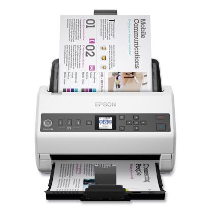 DS-730N Network Color Document Scanner, 600 dpi Optical Resolution, 100-Sheet Duplex Auto Document Feeder1