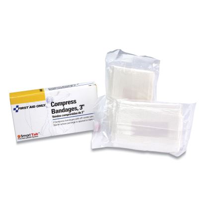 Compress Bandages, 3 x 2, 2/Box1