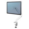 Platinum Series Single Monitor Arm, For 27" Monitors, 360 deg Rotation, 45 deg Tilt, 180 deg Pan, White, Supports 20 lb1