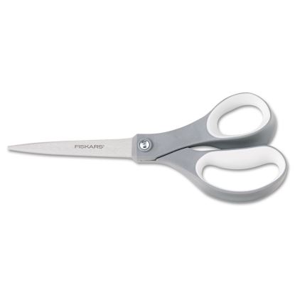 Contoured Performance Scissors, 8" Long, 3.13" Cut Length, Gray Straight Handle1