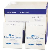 Quarter-Fold Toilet Seat Covers, 14.5 x 16.5, White, 5,000/Carton1