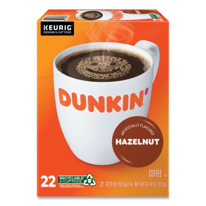 K-Cup Pods, Hazelnut, 22/Box1