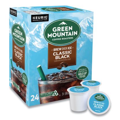 Classic Black Brew Over Ice Coffee K-Cups, 24/Box1