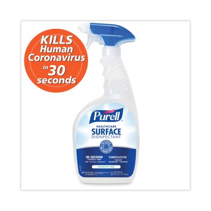 Healthcare Surface Disinfectant, Fragrance Free, 32 oz Spray Bottle, 6/Carton1