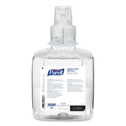 HEALTHY SOAP Mild Foam, For CS6 Dispensers, Fragrance-Free, 1,200 mL, 2/Carton1