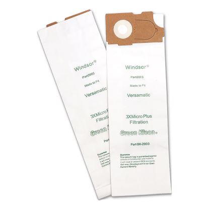 Replacement Vacuum Bags, Fits AllStar Javelin/Triple S Prosense II/Windsor Versamatic, 10/Pack1