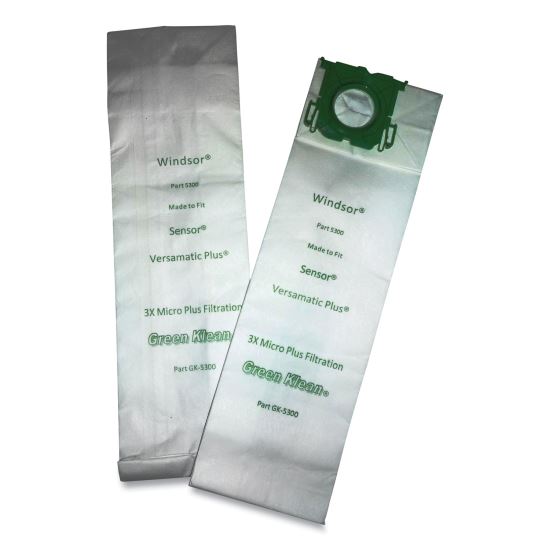 Replacement Vacuum Bags, Fits AllStar/Century/Karcher/ProChem/Sebo/Versamatic Plus/Windsor Sensor, 10/Pack1