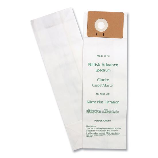 Replacement Vacuum Bags, Fits Advance Spectrum/Clarke CarpetMaster, 10/Pack1