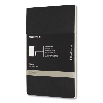 PRO Pad, Meeting-Minutes/Notes Format, Black Cover, 96 Ivory 5 x 8.25 Sheets1