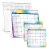 Recycled Cosmos Tent Calendar, Cosmos Artwork, 6 x 6, White/Blue/Multicolor Sheets, 20231