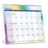 Recycled Cosmos Tent Calendar, Cosmos Artwork, 6 x 6, White/Blue/Multicolor Sheets, 20232